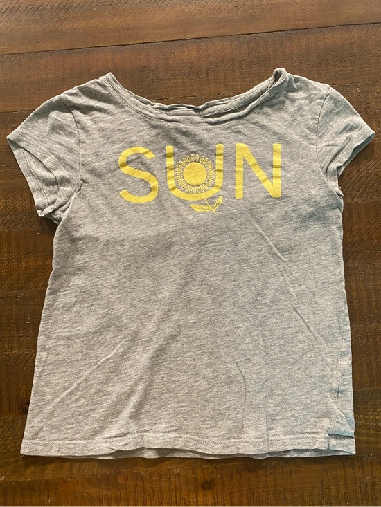 GAP Other - GAP Gray Tee with Yellow SUN Graphic